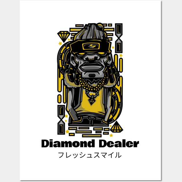 Diamond Dealer Dude Wall Art by BradleyHeal